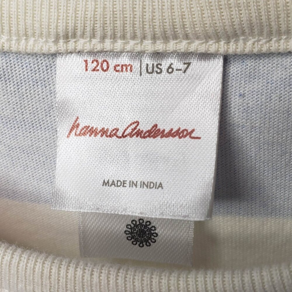 Hanna Andersson Girls Modern Geo Multi Color Tank Dress 6 to7 - Picture 4 of 7